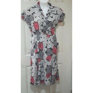 Vintage Dress, Portfolio 1980's Graphic Dress Size M